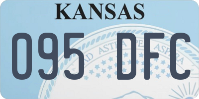 KS license plate 095DFC