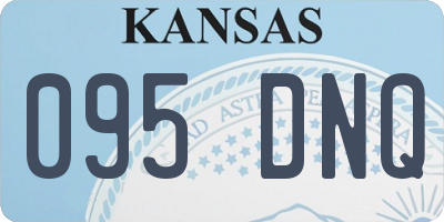 KS license plate 095DNQ