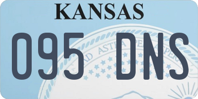 KS license plate 095DNS
