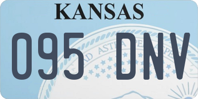 KS license plate 095DNV