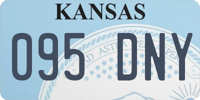 KS license plate 095DNY