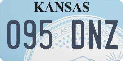 KS license plate 095DNZ