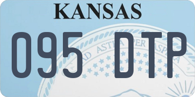 KS license plate 095DTP