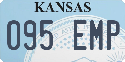 KS license plate 095EMP