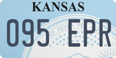 KS license plate 095EPR