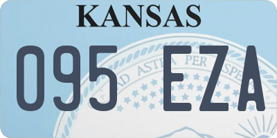 KS license plate 095EZA