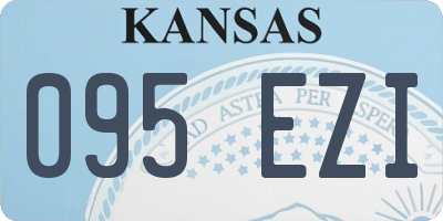 KS license plate 095EZI