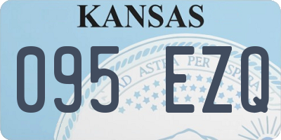 KS license plate 095EZQ