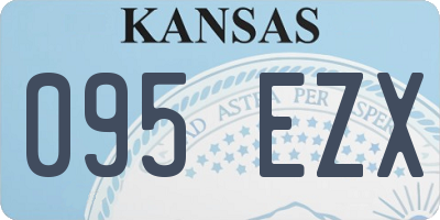 KS license plate 095EZX