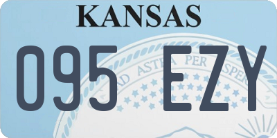 KS license plate 095EZY