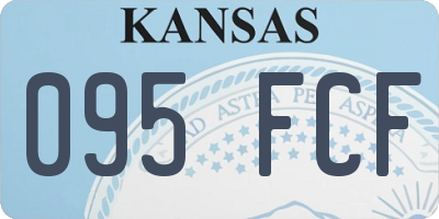 KS license plate 095FCF