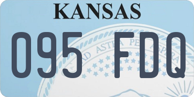 KS license plate 095FDQ