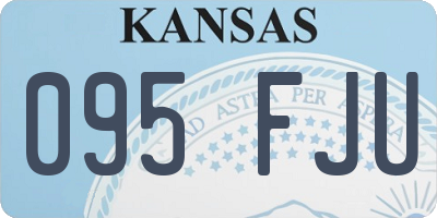KS license plate 095FJU