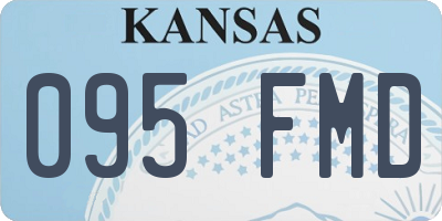 KS license plate 095FMD