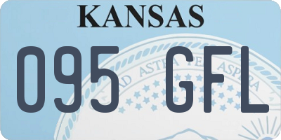 KS license plate 095GFL