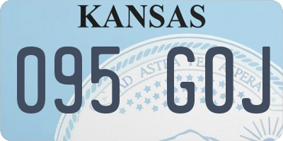 KS license plate 095GOJ