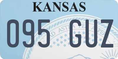 KS license plate 095GUZ