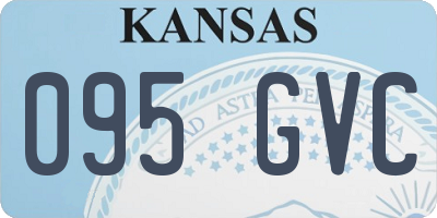 KS license plate 095GVC