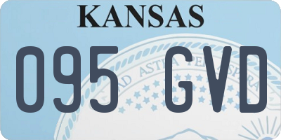 KS license plate 095GVD