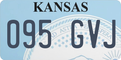 KS license plate 095GVJ