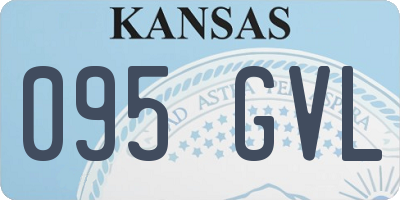 KS license plate 095GVL