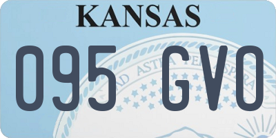 KS license plate 095GVO