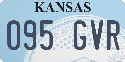 KS license plate 095GVR