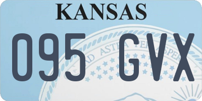 KS license plate 095GVX
