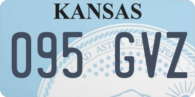 KS license plate 095GVZ