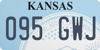 KS license plate 095GWJ