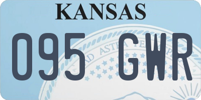 KS license plate 095GWR