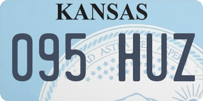 KS license plate 095HUZ