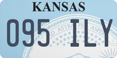 KS license plate 095ILY