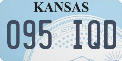 KS license plate 095IQD