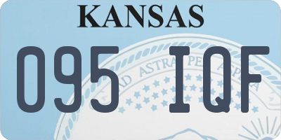 KS license plate 095IQF