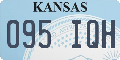 KS license plate 095IQH