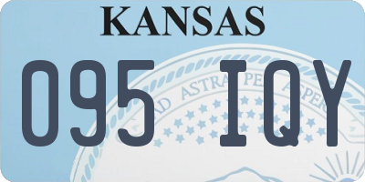 KS license plate 095IQY