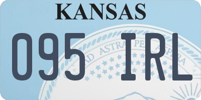 KS license plate 095IRL