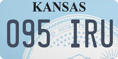 KS license plate 095IRU