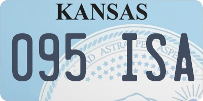 KS license plate 095ISA