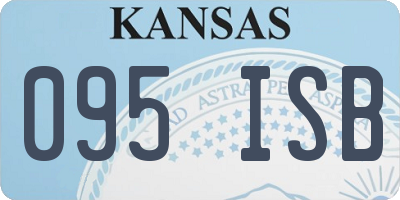 KS license plate 095ISB