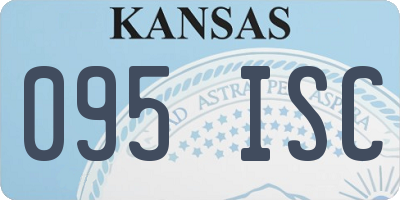KS license plate 095ISC