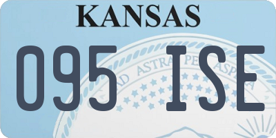 KS license plate 095ISE