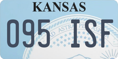 KS license plate 095ISF