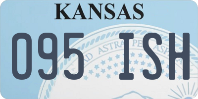 KS license plate 095ISH