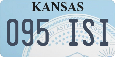 KS license plate 095ISI
