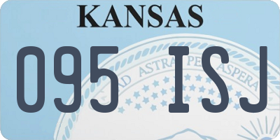 KS license plate 095ISJ