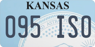 KS license plate 095ISO