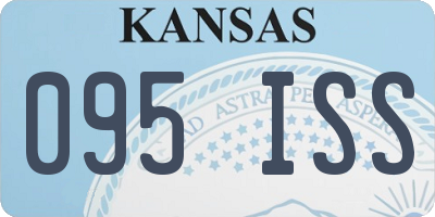 KS license plate 095ISS