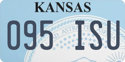 KS license plate 095ISU